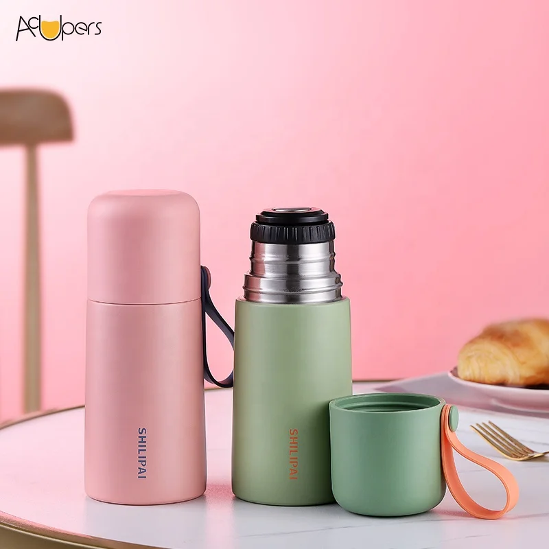 SL202855-280ML Portable Double Wall Insulated 304 Stainless Steel Vacuum Flask Thermos
