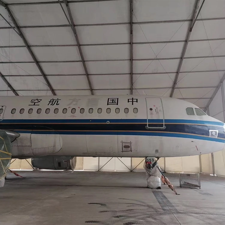 Durable Large-Scale Eco-friendly Aircraft Storage Building Cost-Effective Aviation Hangar Airplane Shelter Waterproof Outdoor