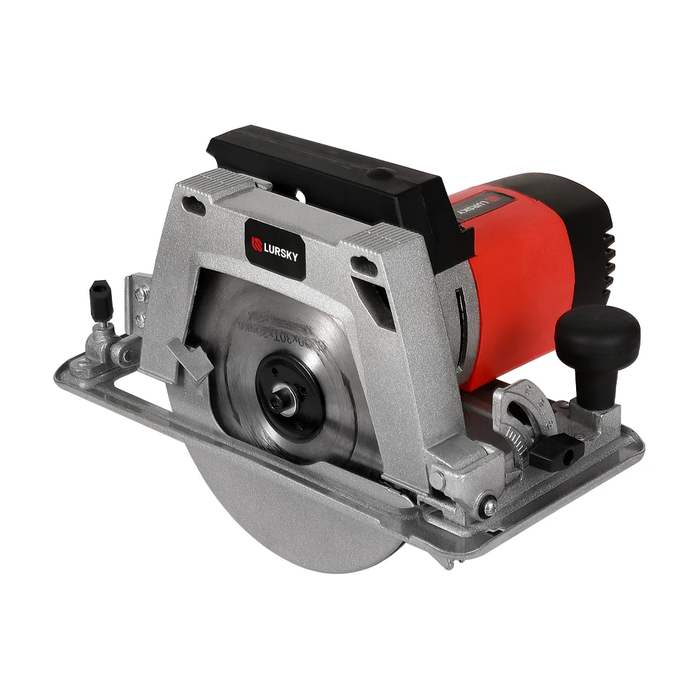 LURSKY 2150W 215mm multi function handheld electric circular saw for cutting wood plastic aluminum profiles
