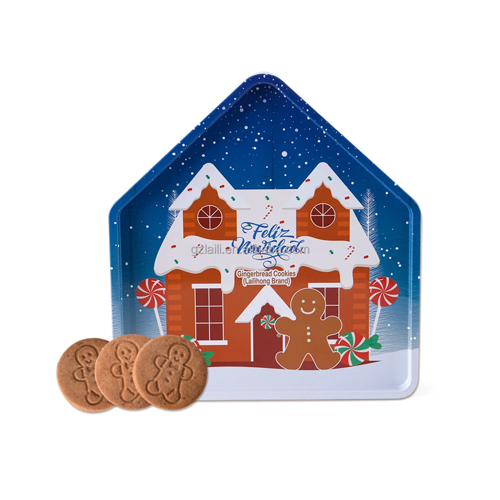 Factory Outlets Family Sized Tin Gingerbread Christmas Cookie Low Calorie Gingerbread Cookies