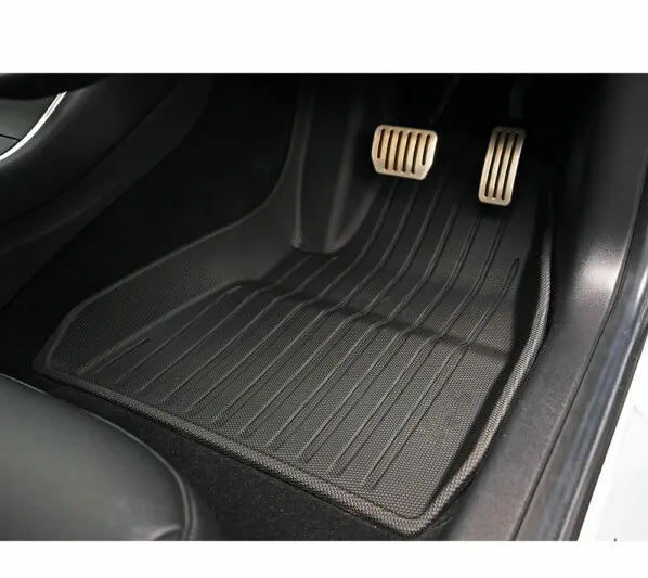 Factory Supply TPE Car Mats Factory All Weather Car Floor Mats 3D Rubber Car Carpets Mats for Tesla Model 3/Y