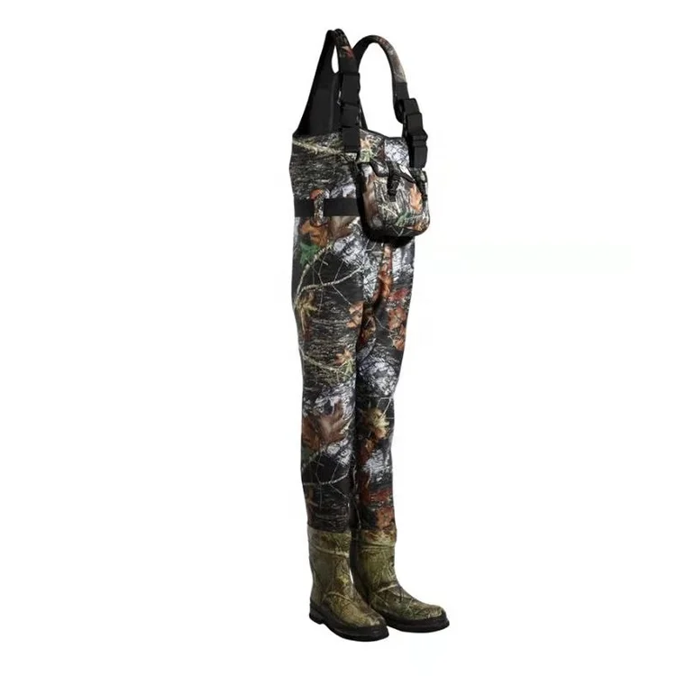 Изолированные нейлоновые неопреновые нагрудные резиновые сапоги стопы водонепроницаемые