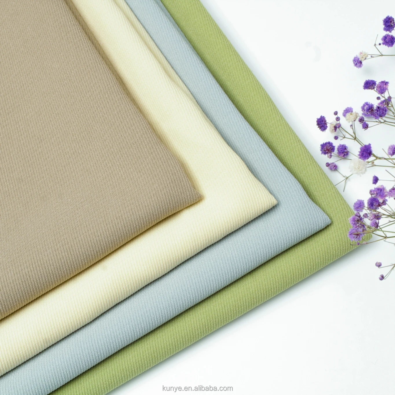 KUNYE heavy twill NAIA cellulose yarn acetate fabric for woman coat suits