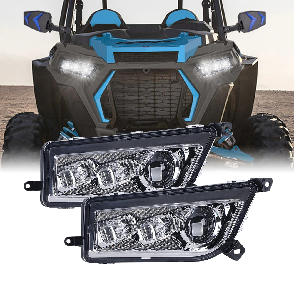 Новейшая фара Atv W Белый DRL желтый сигнал поворота для RZR 900 2015-2017 XP 1000 2014-2017