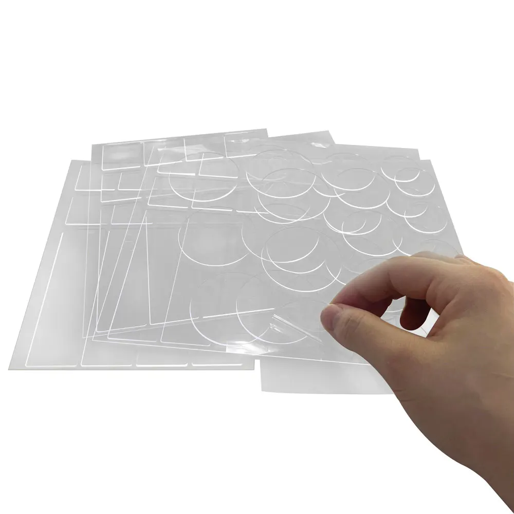 Oblong Square Round PU Gel Mounting Sticker Double-Side Adhesive Silicone Nano Tape