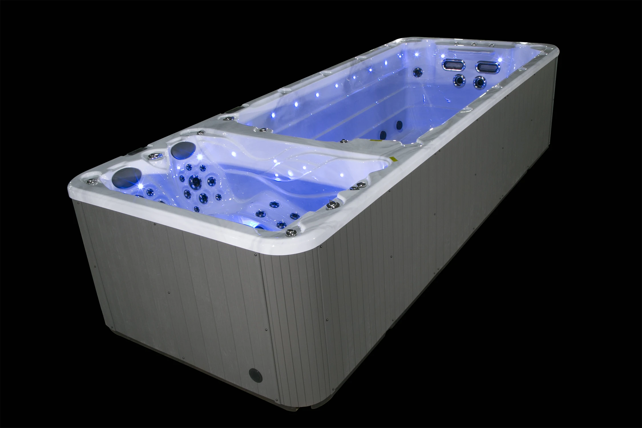 Freestanding Whirlpool Acrylic Endless Swimming Pool Spa For backyard
