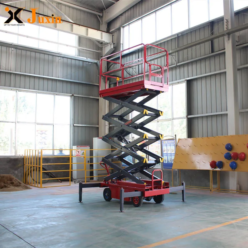 Good price SJY0.5-10 Electric Man Lift Air Conditioner Portable Lifter with supporting legs for safety CE Certified