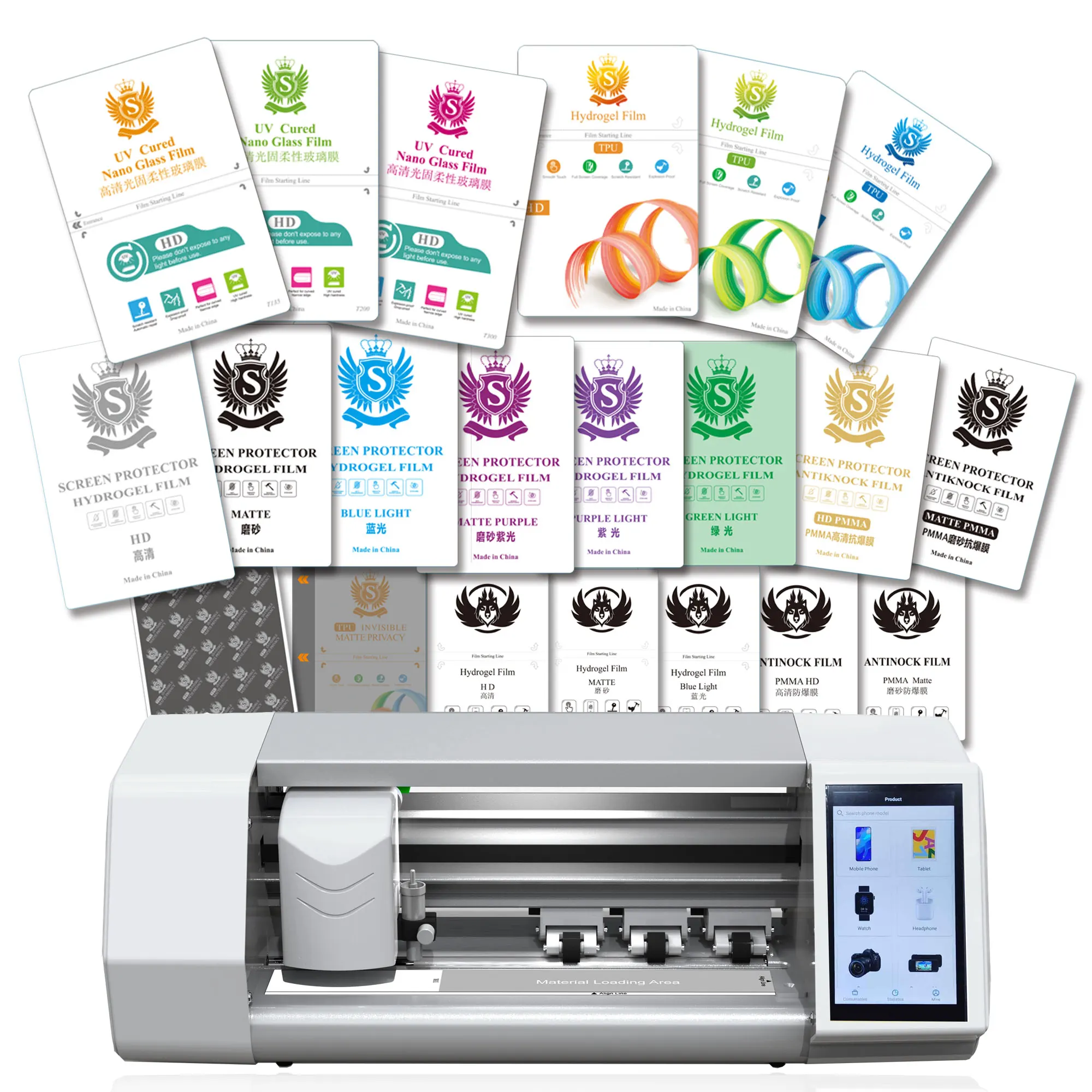 Transparent TPU Screen Protector Film Unit Sheets for Screen Protector