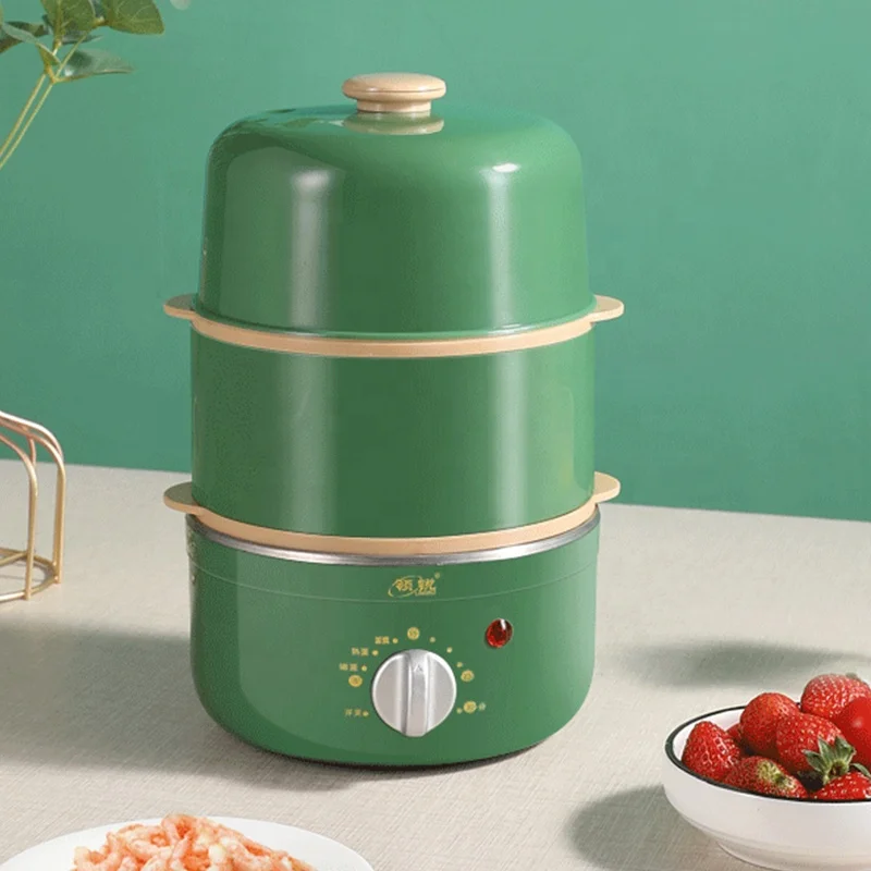 
Household Portable Multiple Mini Commercial Electric Egg Cooker Machine Stainless Steel Rapid Hard Boiler Egg Cooker 