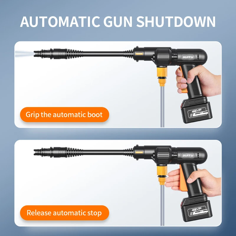 12v 24v 48v 96v mobile atvs cordless car washer gun high-pressure car washer type car wash
