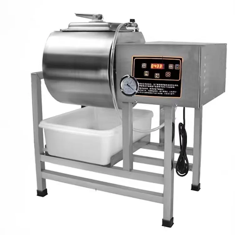 Vacuum Mixer Speed Control Tumblers Meat Salting Balance Flavored Marinated Vacuum Curing Tumbler Marinate Machine