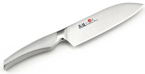 Wholesale Stainless Steel Japanese Chef Custom Japan Kitchen Knife Tsubame Waza Santoku Knife 170mm