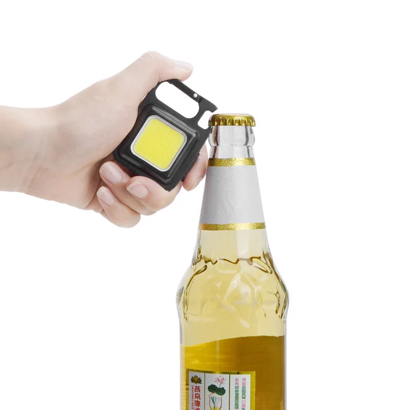 Newest Magnetic COB Work Light Pocket led work flashlight with Bottle opener  Torch Lamp for car Repair