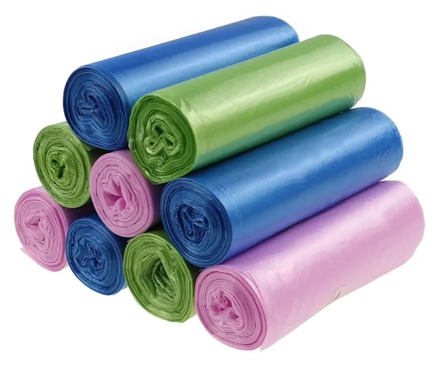 Biodegradable Garbage Trash Bag on Roll Making