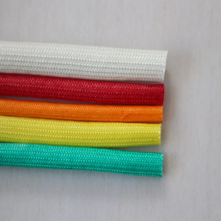 Acrylic Coated Resin Fiberglass Sleeves Electric Motor Insulating Material Fiberglass Sleeves
