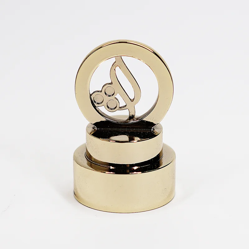 Custom Logo Perfume Bottle Lid Metal Znic Alloy Perfume Cover 15mm Zamac Perfume Cap