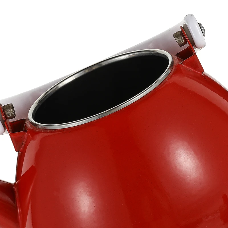 In stock 1.6L 2.5L 3L  enamel camping stainless steel lid enamel coffee pot for home use