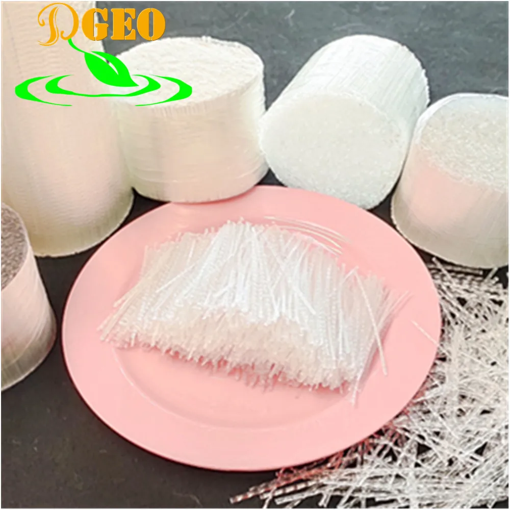 Fibras De Polipropileno Para Concreto 100% Virgin Grade Polypropylene PP Fiber for Cement Concrete