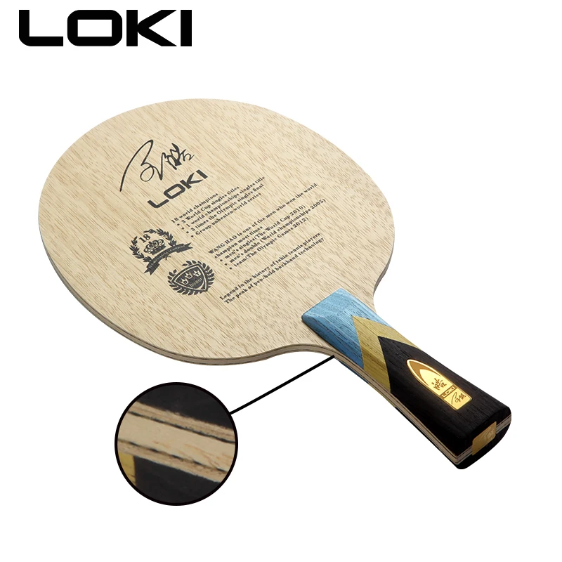  LOKI Оптовая Продажа Лучшая цена Wang Hao Honor настольный теннис лезвие
