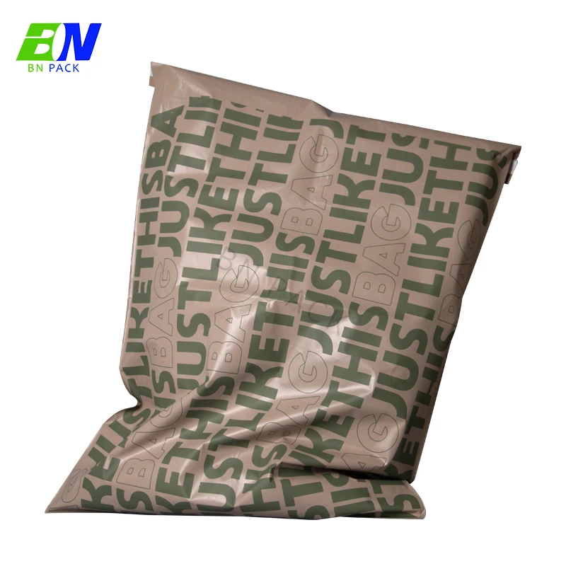 OEM private label 100%  compostable biodegradable poly mailer bags mailing packaging