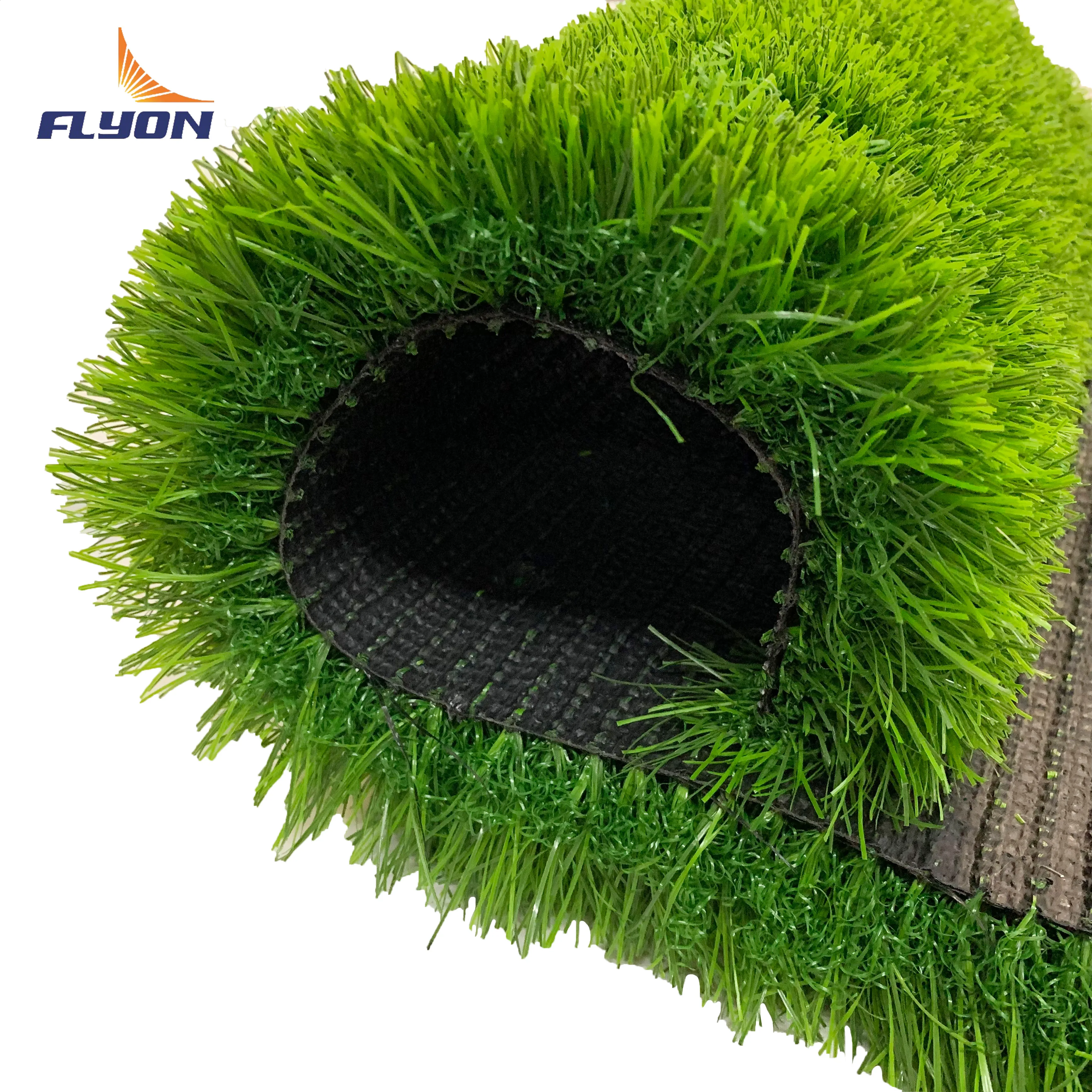 High Quality Green Football Synthetic Turf Artificial Grass Custom Logo Rubber Case Plastic Material Factory Low Price Sports