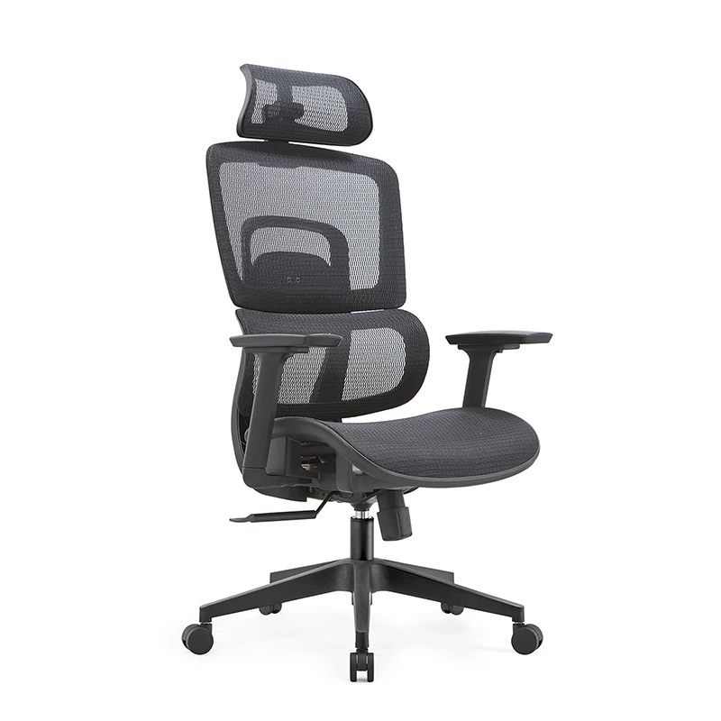 Modern High Back Executive Chair Best Ergonomic Mesh Office Chair With Headrest