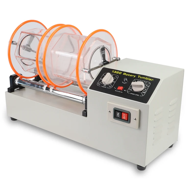 KT-1320 Rotary Tumbler with Two Polishing Bucket