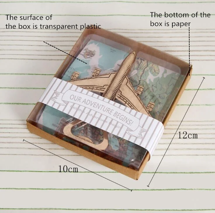 Beer wine tools wedding party favor airplane shaped beer bottle opener