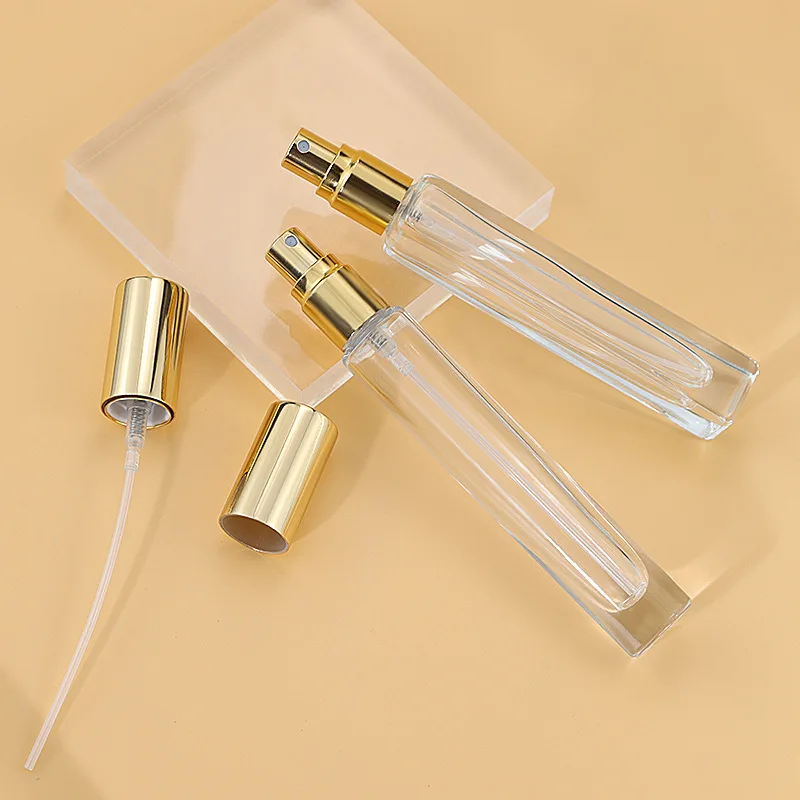 Factory Custom Clear 10ml Screw Neck Glass Bottle Try Out Small Sample Bottle 10ml Perfume Glass Bottle