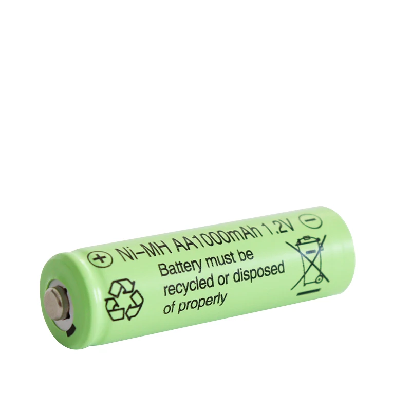 Factory wholesale high capacity 1.2v 800mAh No.5 NiMh aa rechargeable batteries bulk with logo label