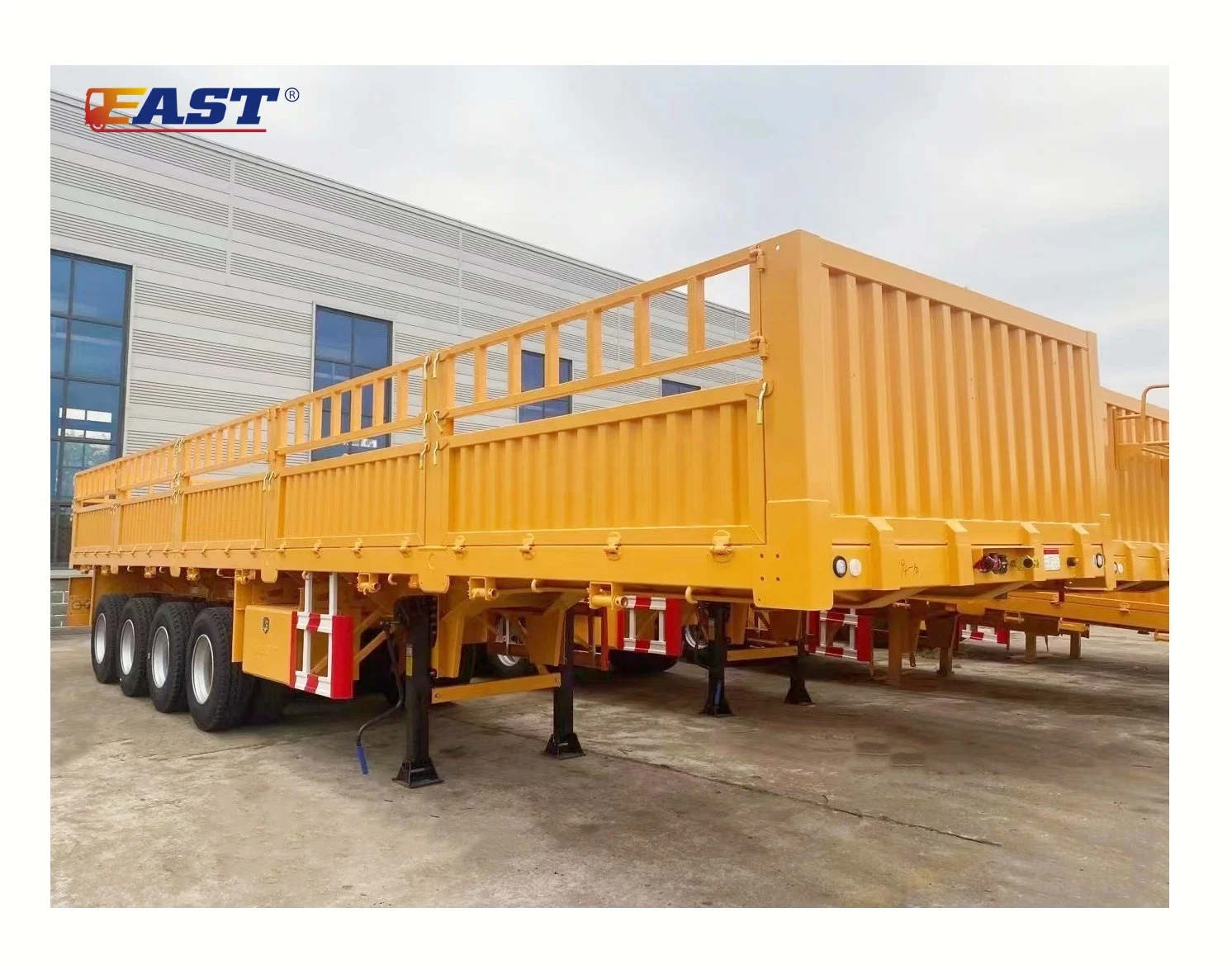 EAST 3 Axles 4 Axles 5 Axles stake fence semi trailer Cargo transport truck Trailer
