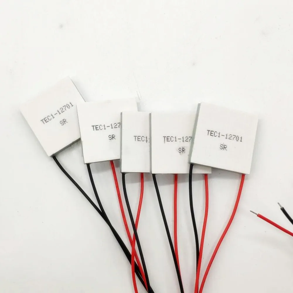 Taidacent 40*40 мм 12V 15V 1.3A малой мощности полупроводниковый холодильное чип термоэлектрический модуль TEC1 12701 TEC1-12701