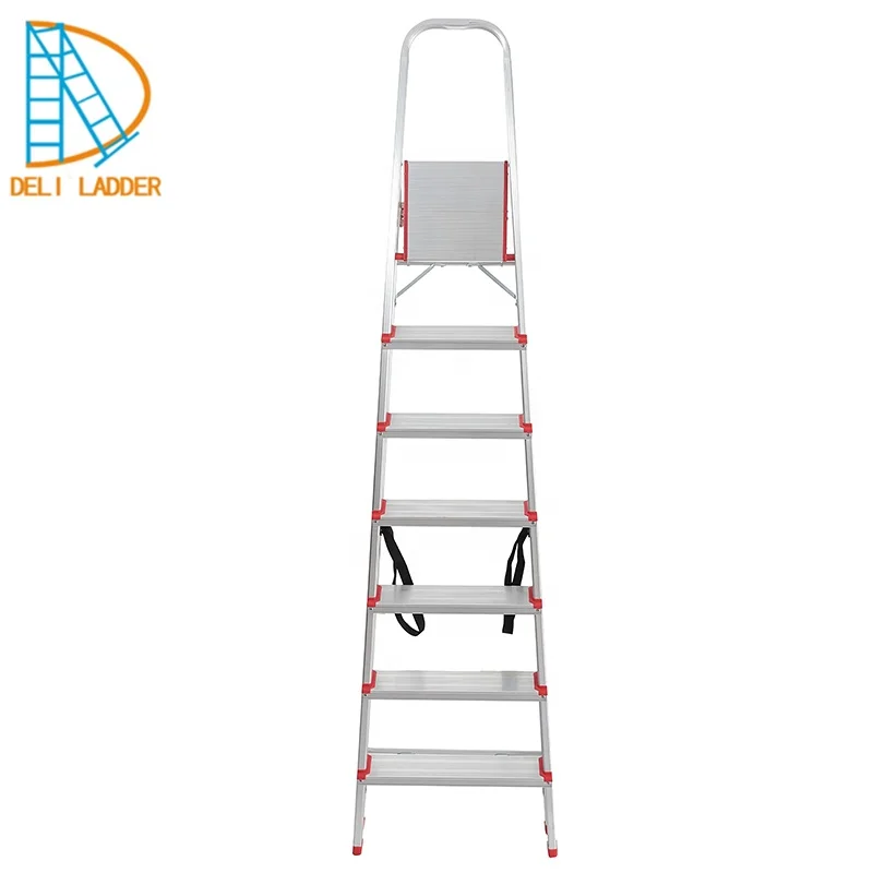 2/3/4/5/6/7/8/9 Step Folding Aluminum Alloy Indoor Step Domestic Ladders