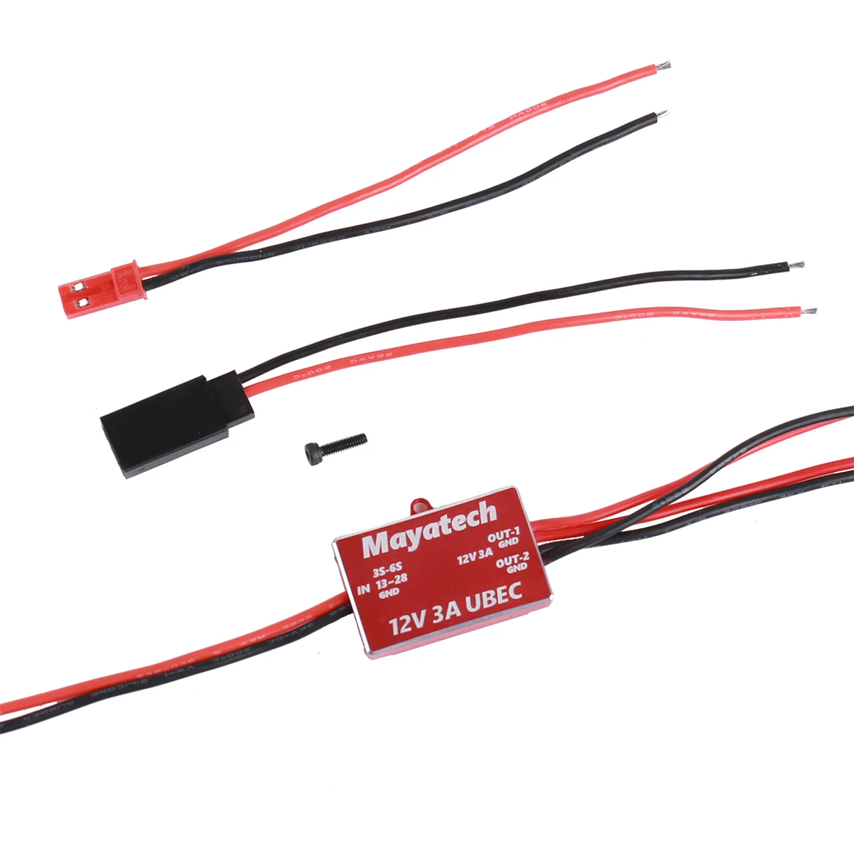 Mayatech 5V 12V понижающий модуль питания с регулировкой напряжения от 7-28V до 5V/от 13-28V UBEC-3A 6s для модели FPV UAV
