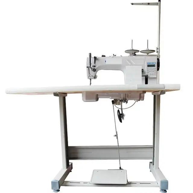 Computerized Electric Simple Operation Manual Sewing Machine With Table Overlock Household Clothes Stitching For Home Use