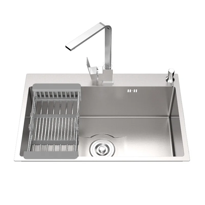 Wholesale stainless steelkitchen sink display stand brass single lever spring kitchen sink faucet