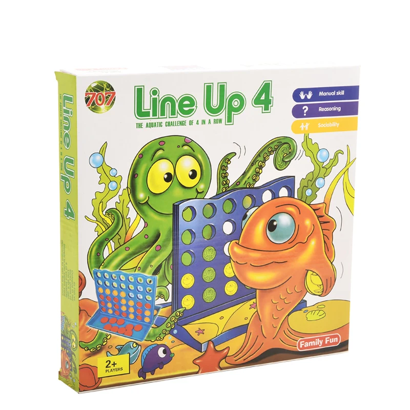 Big Size Four With Chess Kids Early Educational Toys 1 Set Toys-Bingo Line up 4 Game for Children