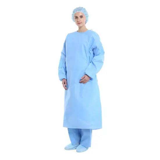Jianqi Standard Waterproof Disposable Gown for Hospital Operation Room Sterile Clothing