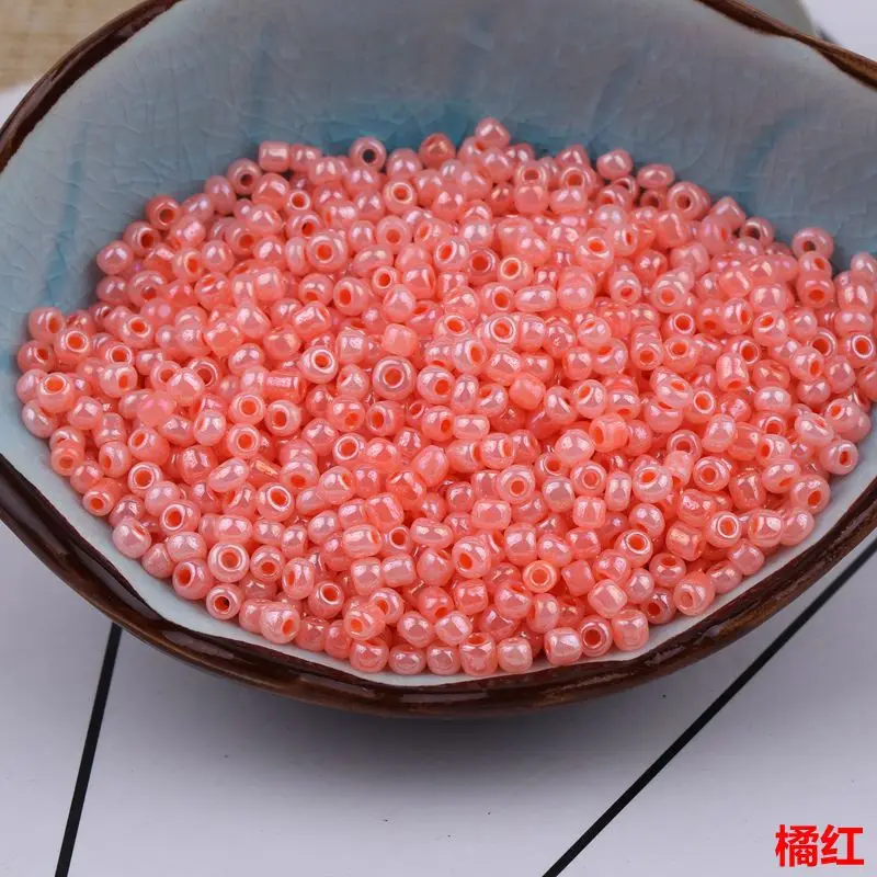 450g 2mm 3mm 4mm Glass Cream Rice Beads for DIY Jewelry Making for Bracelets and Necklaces Crystal Lampwork Glass Beads