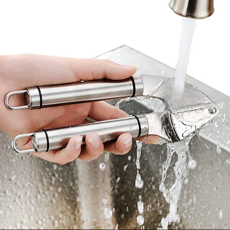 Lihong Easy to clean stainless steel garlic press set high quality garlic press tool for kitchen