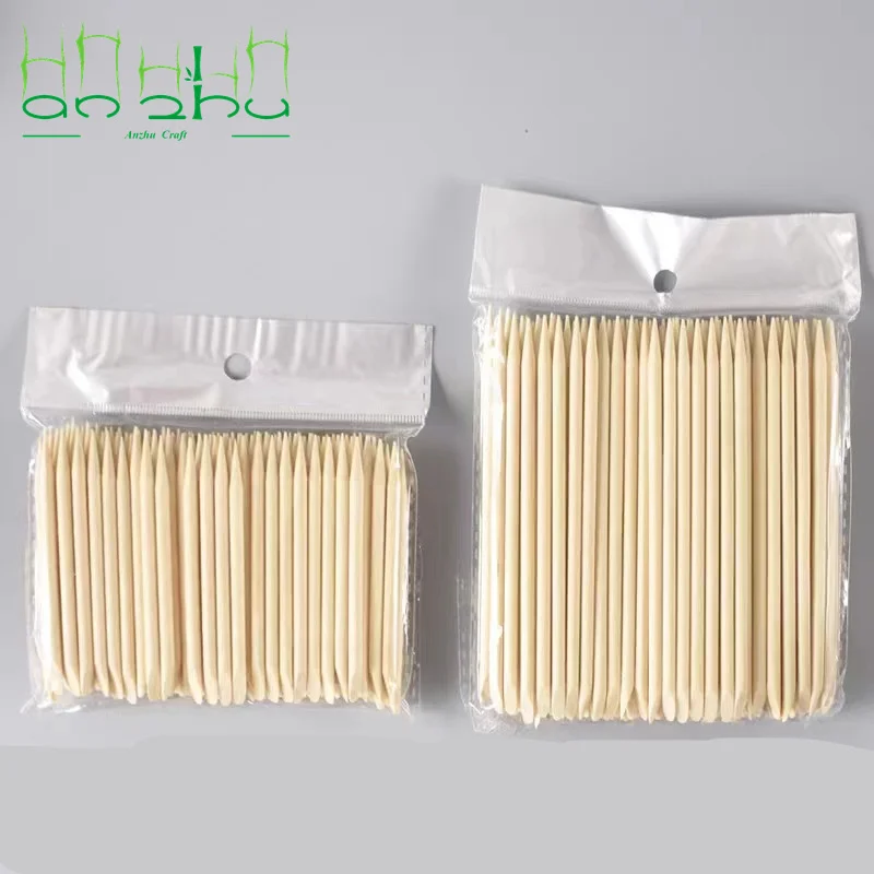 2023 New Factory Wholesale Nail Art Stick Bamboo Orange Wood Stick
