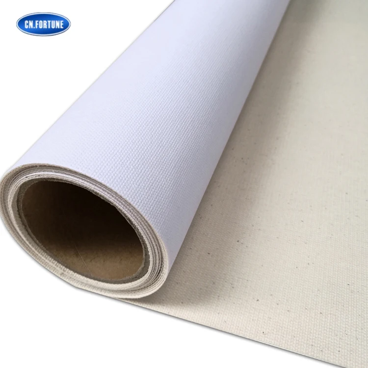 280g Cotton Canvas Printing Inkjet Waterproof Canvas Roll Printing Material