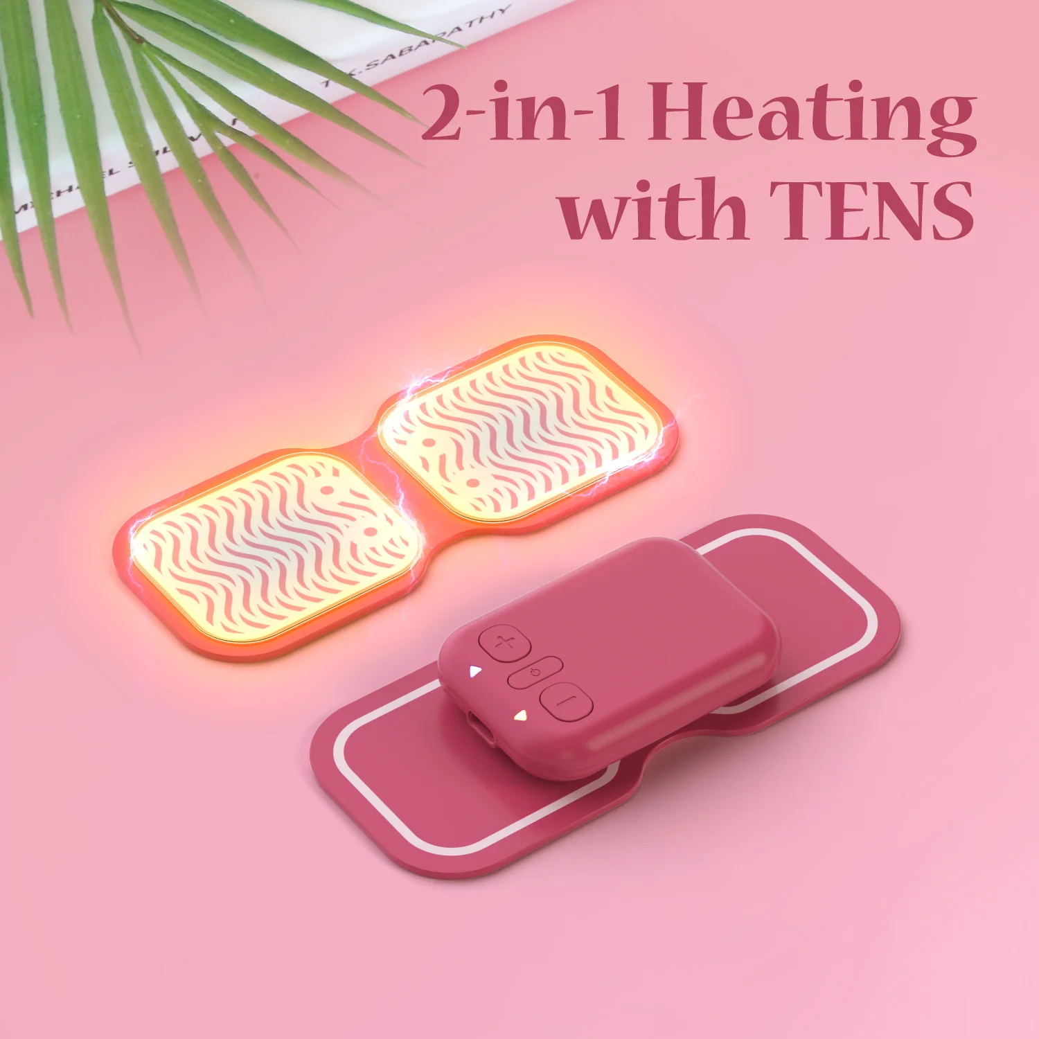 Relief Heat Cramps Pain Portable Pads Massage Period Smart Warm Palace Relie Massager Women Ems Menstrual Heating Pad