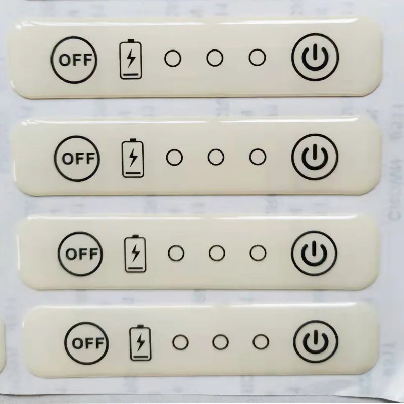 Веселая забавная пузырьковая гелевая виниловая 3d-наклейка с логотипом цветная прозрачная купольная машина из полиуретана эпоксидная смола наклейка на заказ