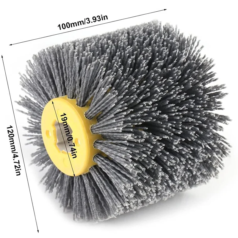Abrasives Wire Polishing Wheel for Wooden Furniture Burnishing Polishing Striping Drawing Grit #120