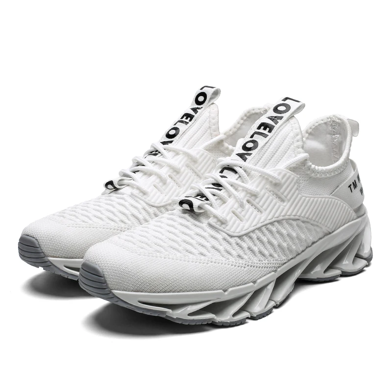 
Safety Light Up Breathable Custom Oem Tennis shoe leather trainers casual sport sneakers shoes 