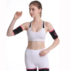 Custom Logo Adjustable Sports Fitness Exercise Belt Sauna Sweat Band Arm Trimmer Bands Neoprene With Phone Holder