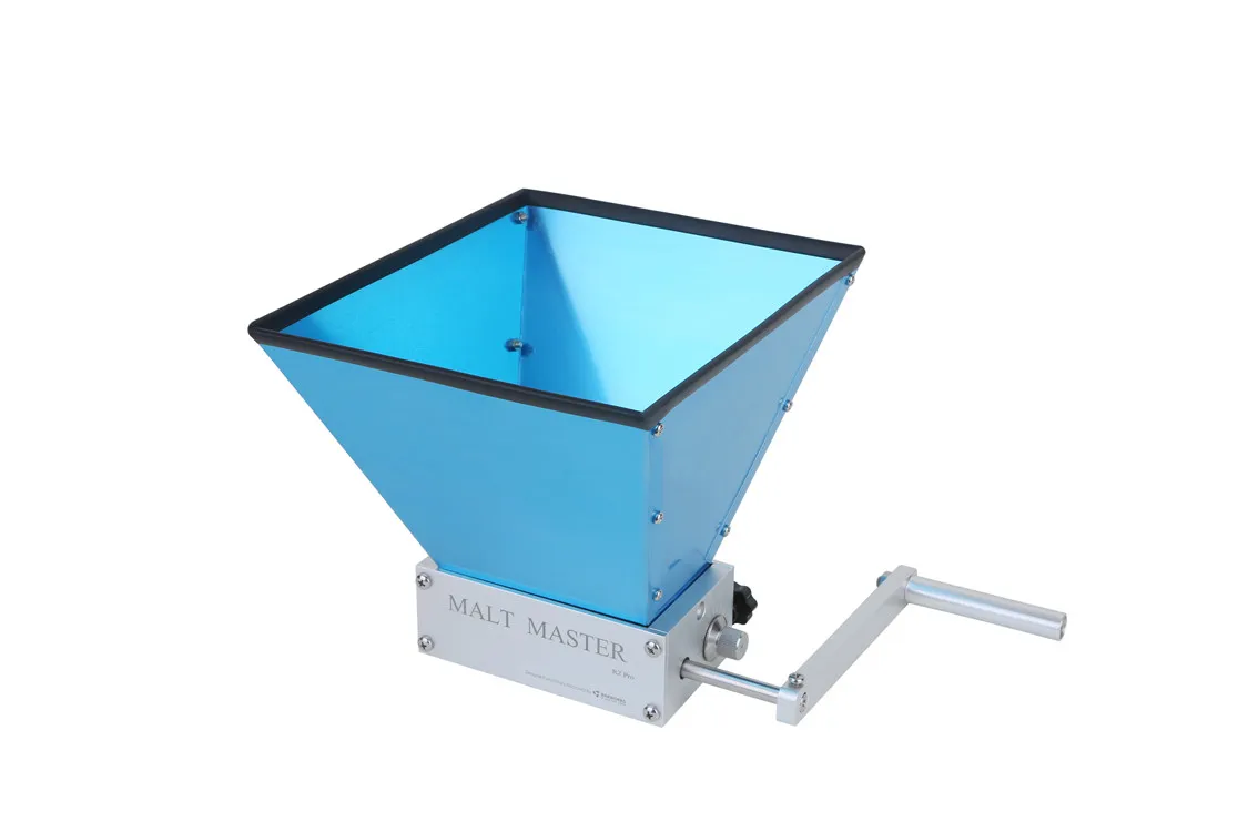 Stainless Steel Homebrew Adjustable 2 Roller Grain Malt Mill Manual Barley Crusher Grinder