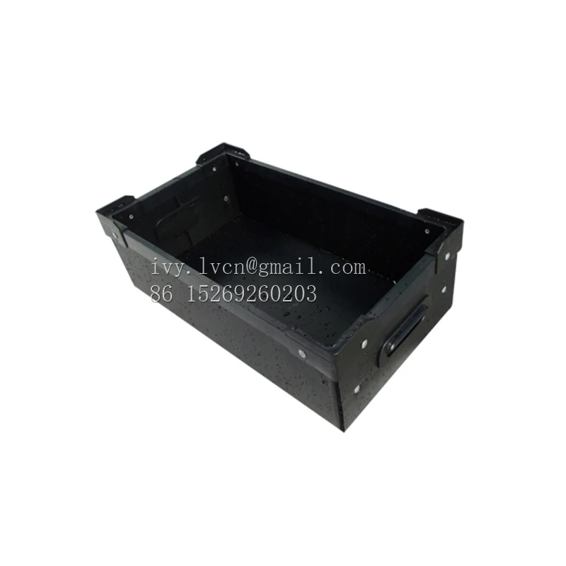 Factory Price Black Anti Static Corrugated Plastic Boxes