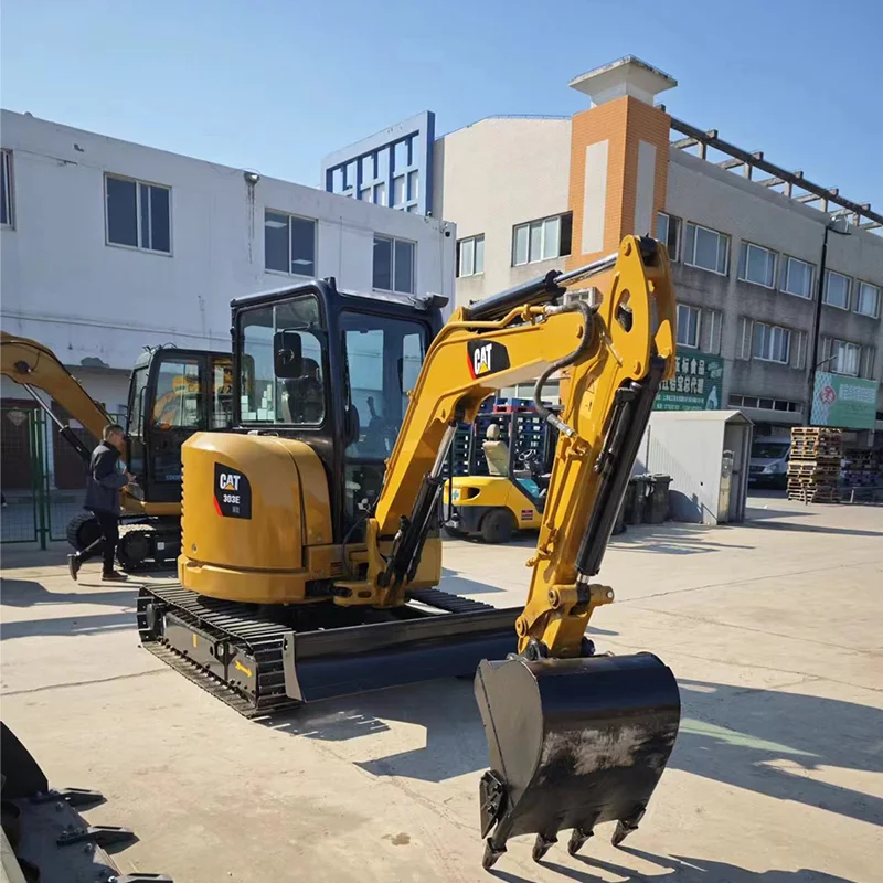 Бесплатная доставка 3-тонный экскаватор caterpillar 303e для домашнего использования